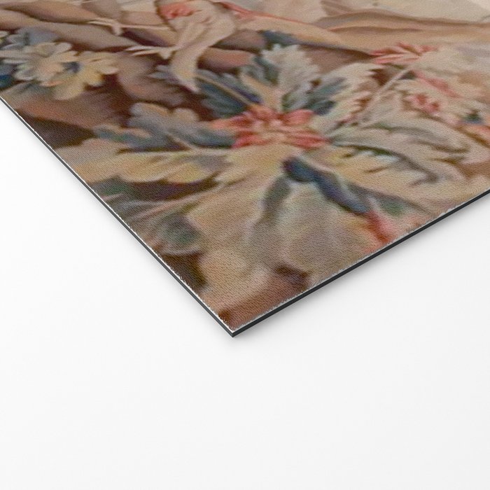 Antique 19th Century French Chinoiserie Verdure Pagoda Tapestry Welcome Mat Gallery Image 2