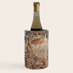 Antique 19th Century French Chinoiserie Verdure Pagoda Tapestry Wine Chiller Gallery Image 2