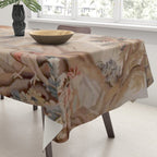 Antique 19th Century French Chinoiserie Verdure Pagoda Tapestry Tablecloth Gallery Image 3