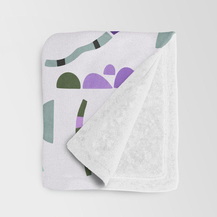 Modern simple shapes pattern LG Throw Blanket Gallery Image 3