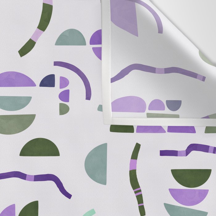 Modern simple shapes pattern LG Wall Tapestry Gallery Image 3