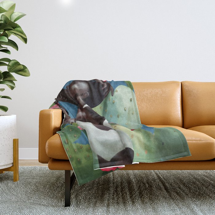 Thorns and Grace 3 Throw Blanket Gallery Image 1