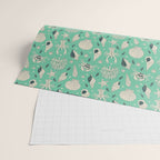 Ocean Crustaceans And Nautical Seashells Wrapping Paper Gallery Image 2