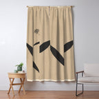 Abstract Art /Minimal Plant 8 Window Curtain Gallery Image 5