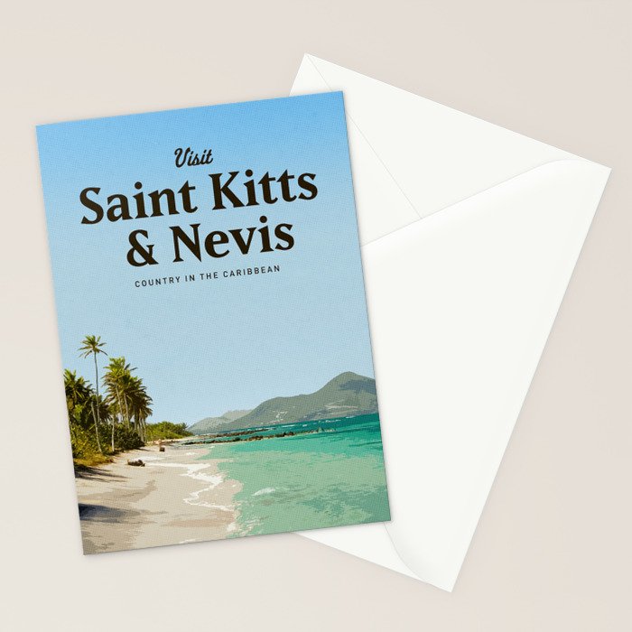 Visit Saint Kitts & Nevis Stationery Card Gallery Image 2