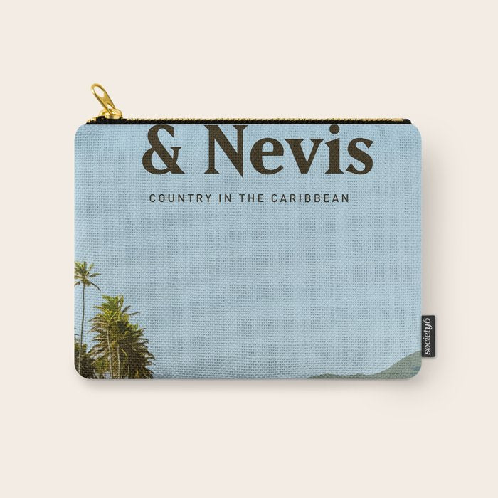 Visit Saint Kitts & Nevis Carry All Pouch Gallery Image 1