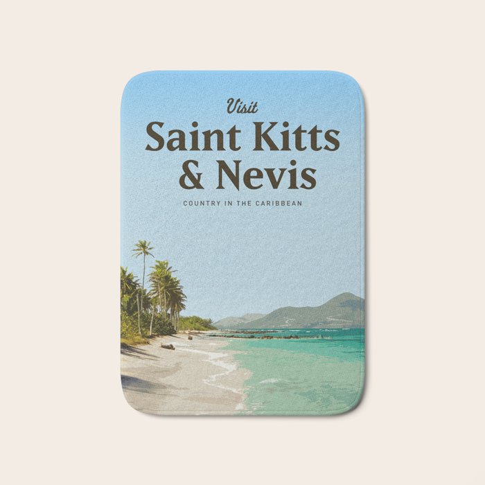 Visit Saint Kitts & Nevis Bath Mat Gallery Image 1