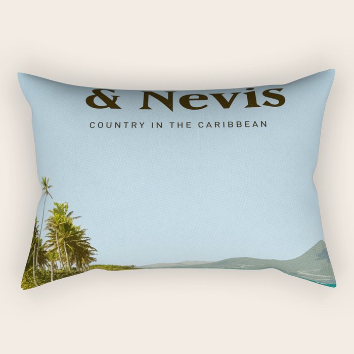 Visit Saint Kitts & Nevis Rectangular Pillow Gallery Image 1
