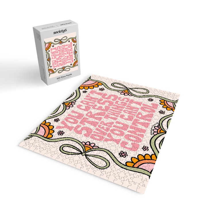 You Can't Stress Over Things You Can't Control Jigsaw Puzzle Gallery Image 2