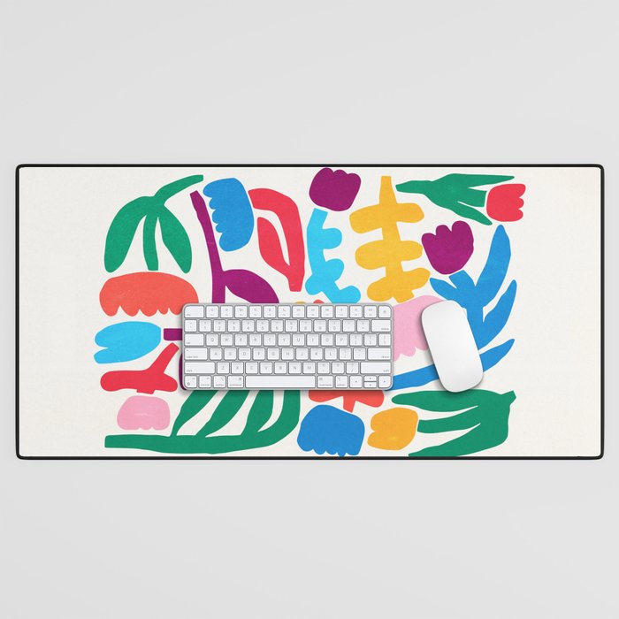 Paper Flowers: Matisse Edition Desk Mat Gallery Image 1