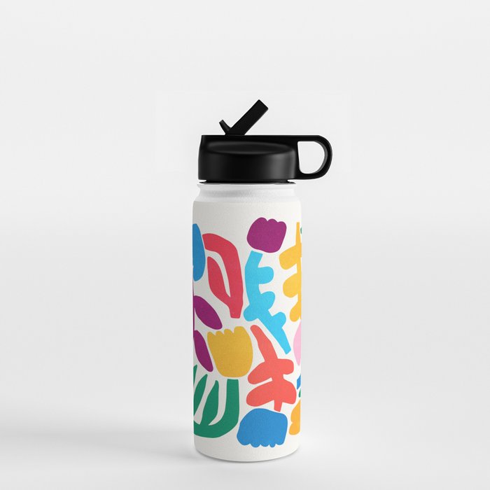 Paper Flowers: Matisse Edition Water Bottle Gallery Image 1
