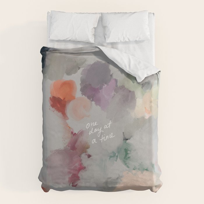 One Day At A Time Duvet Cover Gallery Image 1