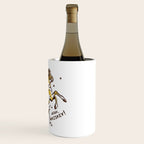 "Woah Whiskey" Western Pin Up Cowgirl & Her Horse Wine Chiller Gallery Image 3