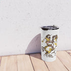 "Woah Whiskey" Western Pin Up Cowgirl & Her Horse Travel Mug Gallery Image 4