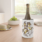 "Woah Whiskey" Western Pin Up Cowgirl & Her Horse Wine Chiller Gallery Image 4