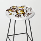 "Woah Whiskey" Western Pin Up Cowgirl & Her Horse Stool Gallery Image 2