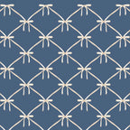 Bows & Ribbons Pattern XLIII Neutral Blue Coffee Mug Gallery Image 2