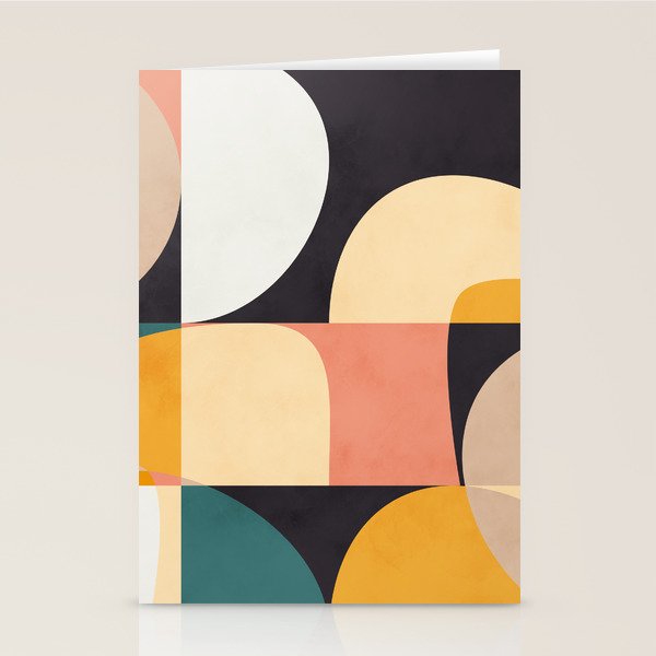 modern shapes 8 Stationery Card Gallery Image 1
