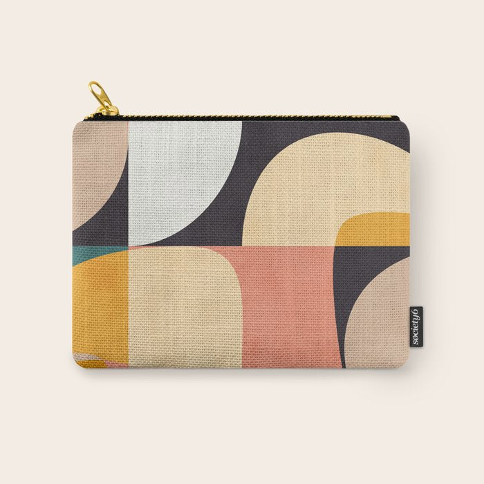 modern shapes 8 Carry All Pouch Gallery Image 1