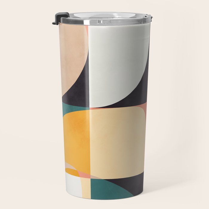 modern shapes 8 Travel Mug Gallery Image 3