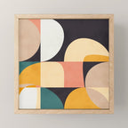 modern shapes 8 Mini Art Print Gallery Image 1