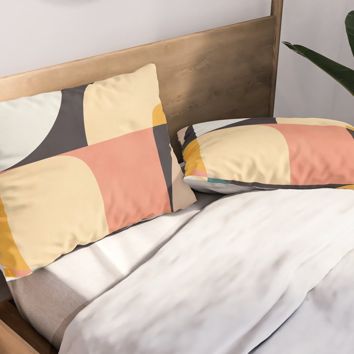 modern shapes 8 Pillow Sham Gallery Image 2