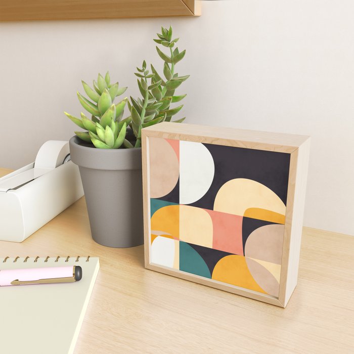 modern shapes 8 Mini Art Print Gallery Image 2