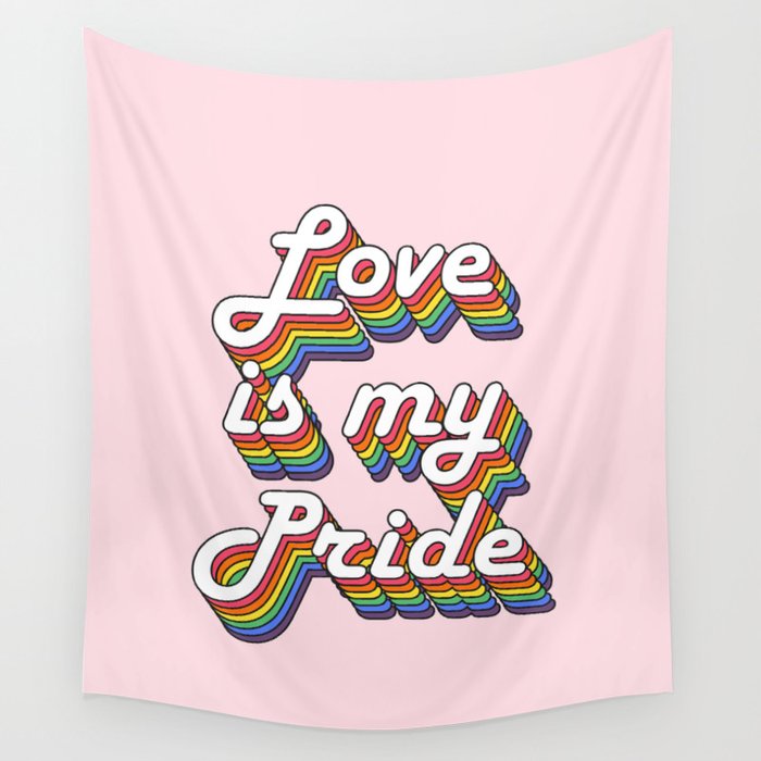 Love is my Pride Wall Tapestry Gallery Image 4