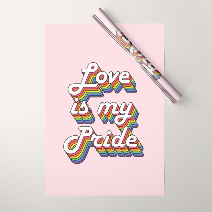 Love is my Pride Wrapping Paper Gallery Image 1