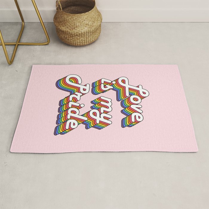Love is my Pride Rug Gallery Image 1