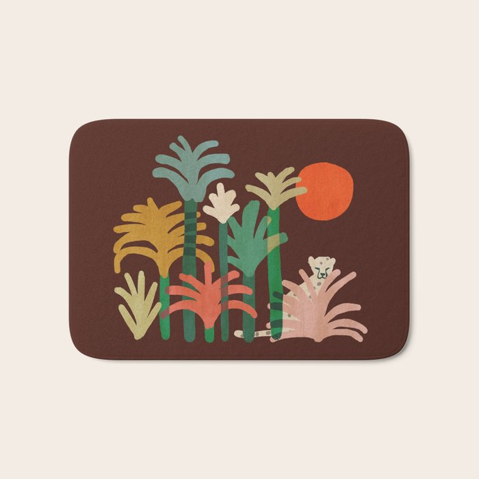 Cheetah Bath Mat Gallery Image 1