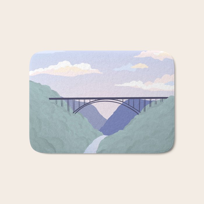 New River Gorge National Park, West Virginia Bath Mat Gallery Image 1