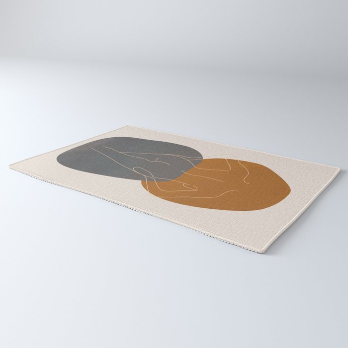 Line Female Figure 82 Rug Gallery Image 3