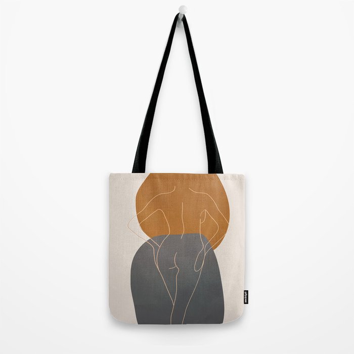 Line Female Figure 82 Tote Bag Gallery Image 2