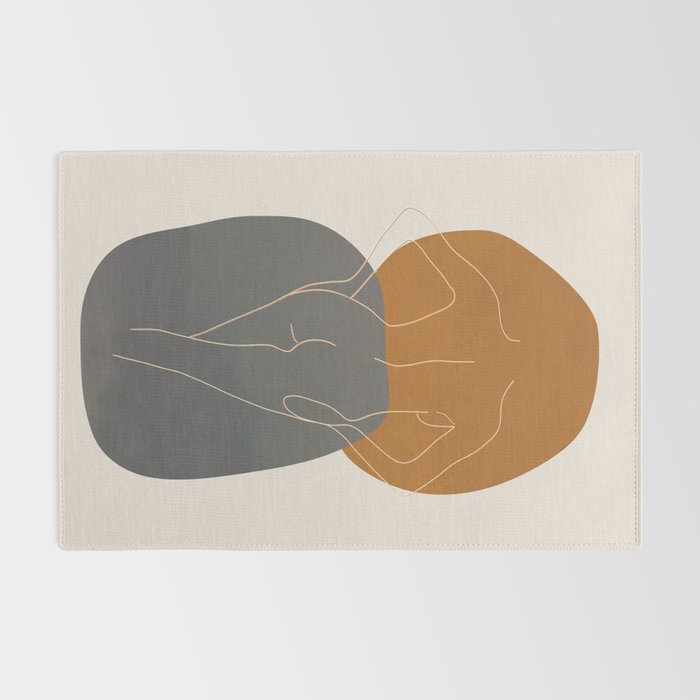 Line Female Figure 82 Rug Gallery Image 2