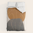 Line Female Figure 82 Duvet Cover Gallery Image 6