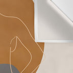 Line Female Figure 82 Wall Tapestry Gallery Image 3