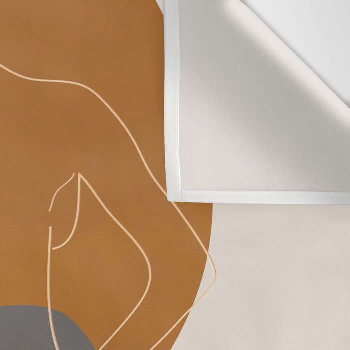 Line Female Figure 82 Wall Tapestry Gallery Image 3