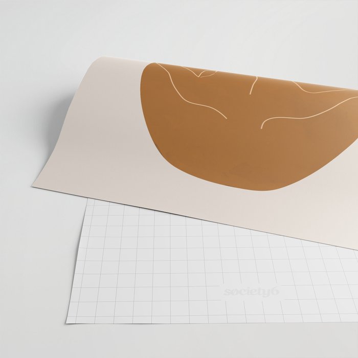 Line Female Figure 82 Wrapping Paper Gallery Image 2