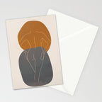 Line Female Figure 82 Stationery Card Gallery Image 2
