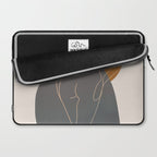 Line Female Figure 82 Laptop Sleeve Gallery Image 2