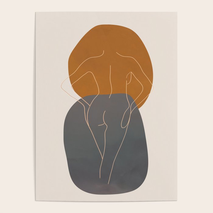 Line Female Figure 82 Poster Gallery Image 1