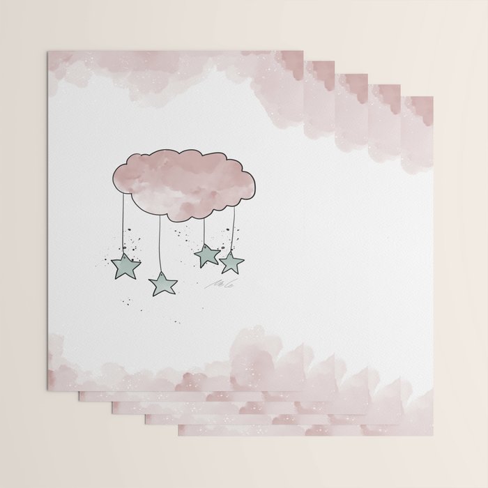 Cloud_Nursery Art_01 Wrapping Paper Gallery Image 3