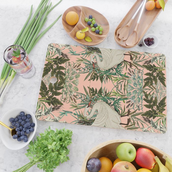 Romantic Swan Cutting Board Gallery Image 2