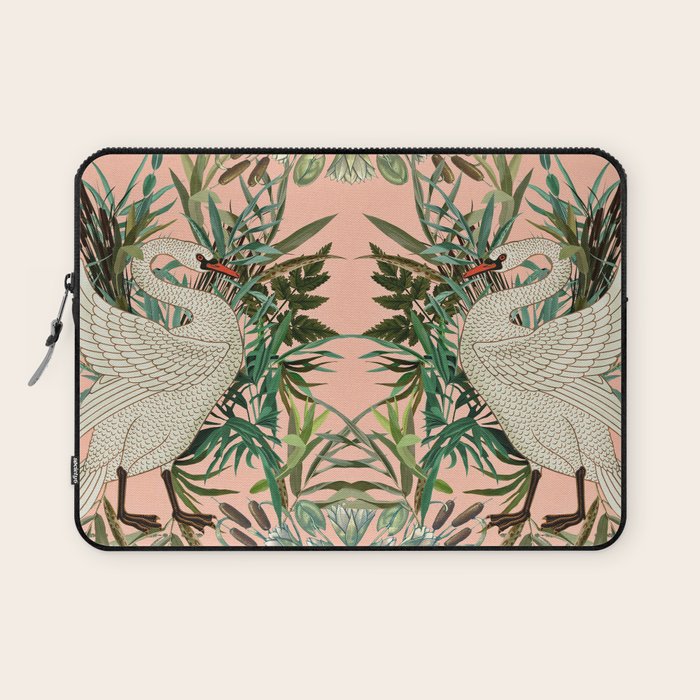 Romantic Swan Laptop Sleeve Gallery Image 1