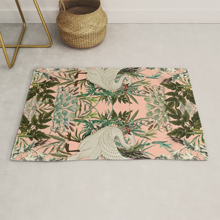 Romantic Swan Rug Gallery Image 1