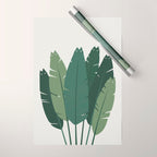 Cat and Plant 18 Wrapping Paper Gallery Image 1
