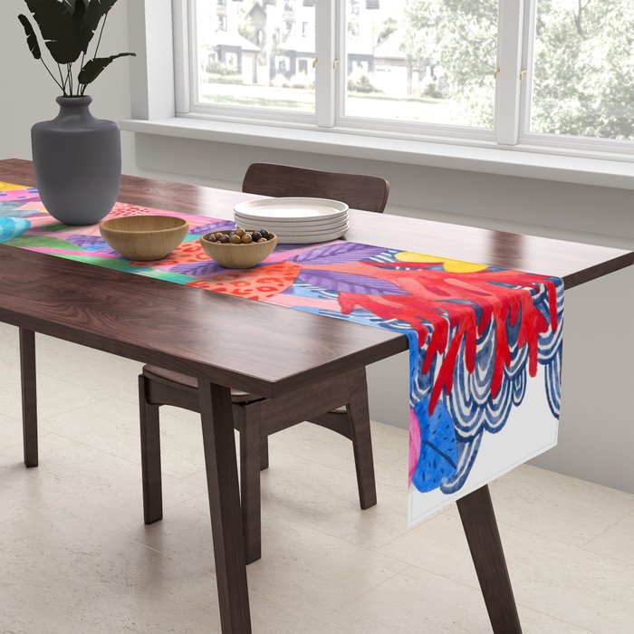 Cute Cats Hide and Seek Table Runner Gallery Image 2