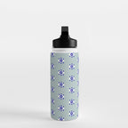 Evil Eye Dots - Mint & Navy Water Bottle Gallery Image 3