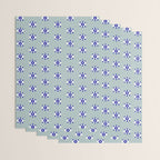 Evil Eye Dots - Mint & Navy Wrapping Paper Gallery Image 3